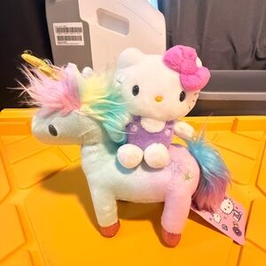 Hello Kitty Pink and Purple Stuffed Animal